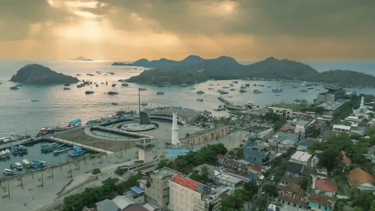 Waterfront Marina in Labuan Bajo, the departure point for Komodo liveaboards